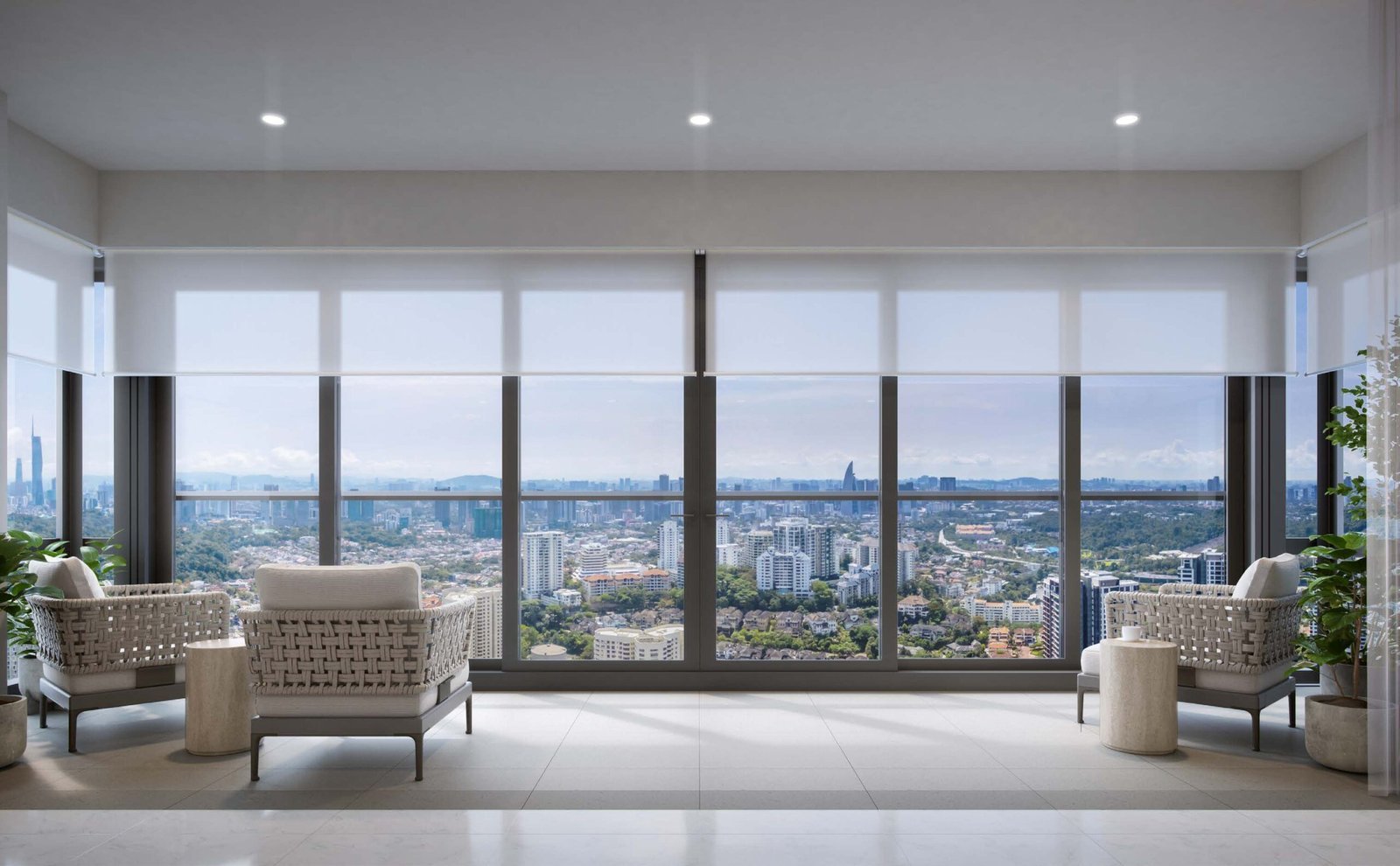 Panoramic city view from Imperial Residences