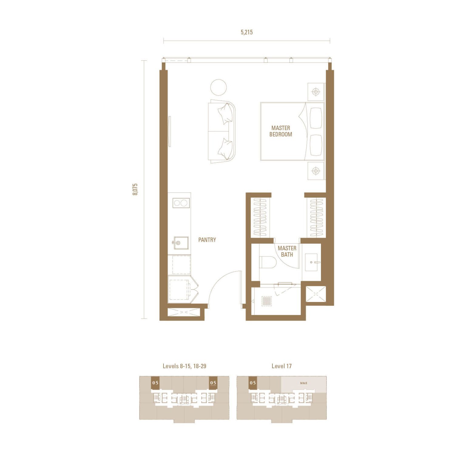Royal Suites Type S1 floor plan