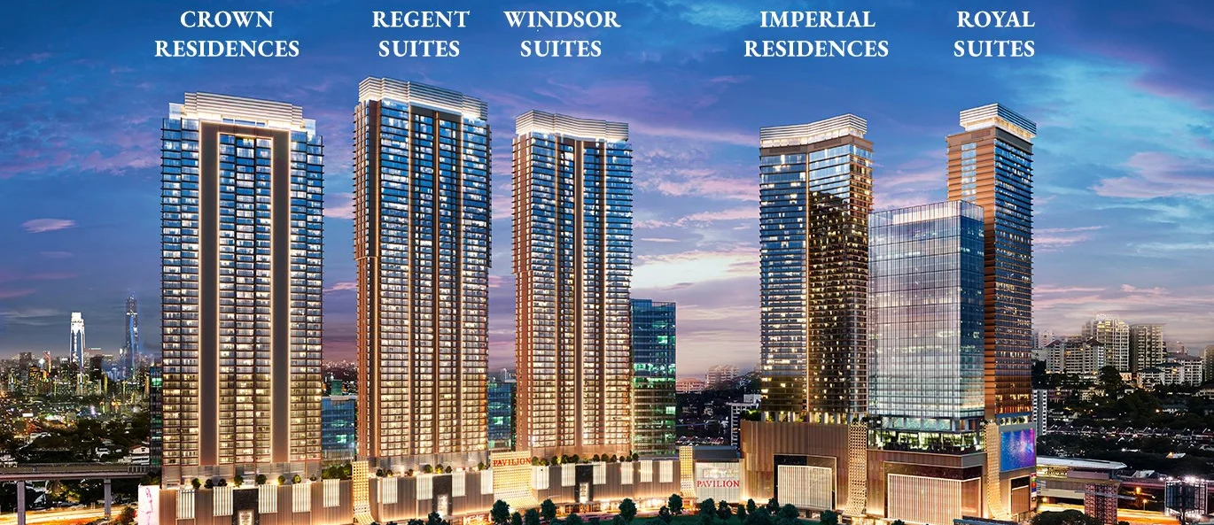 Pavilion Damansara Heights residences and skyline